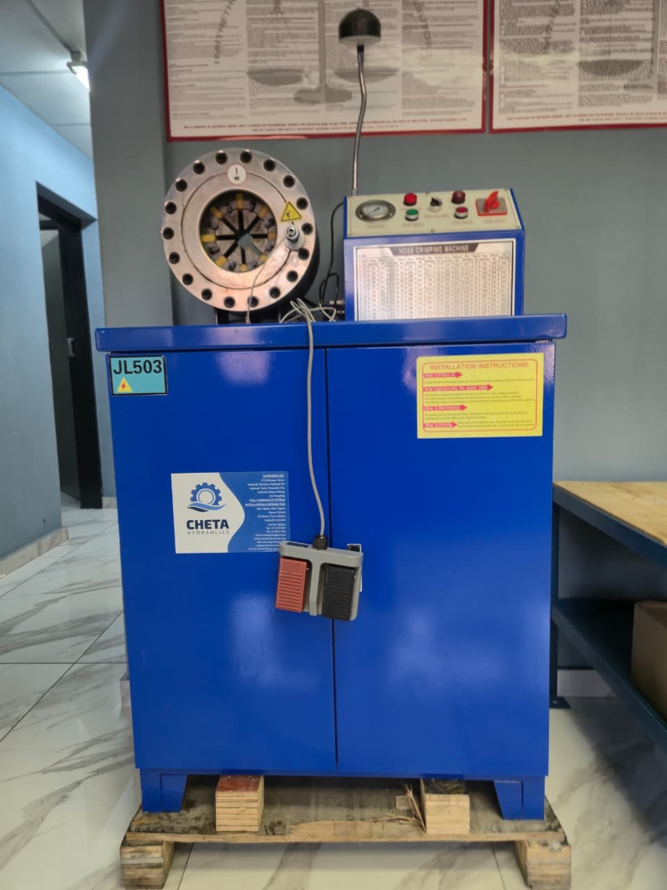 2” P32 HOSE CRIMPER (220V) SINGLE PHASE AND (280) 3 PHASE